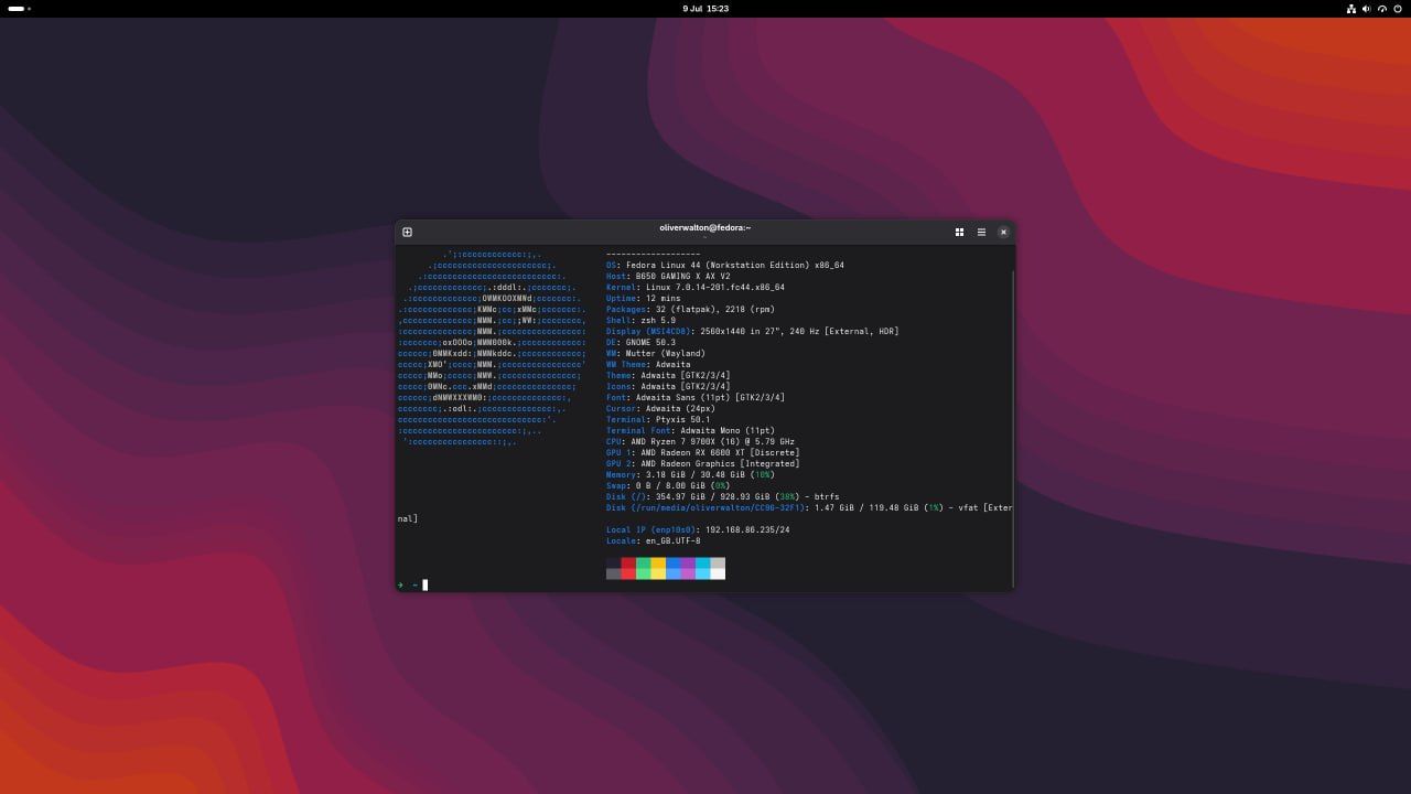 Fedora Workstation 44