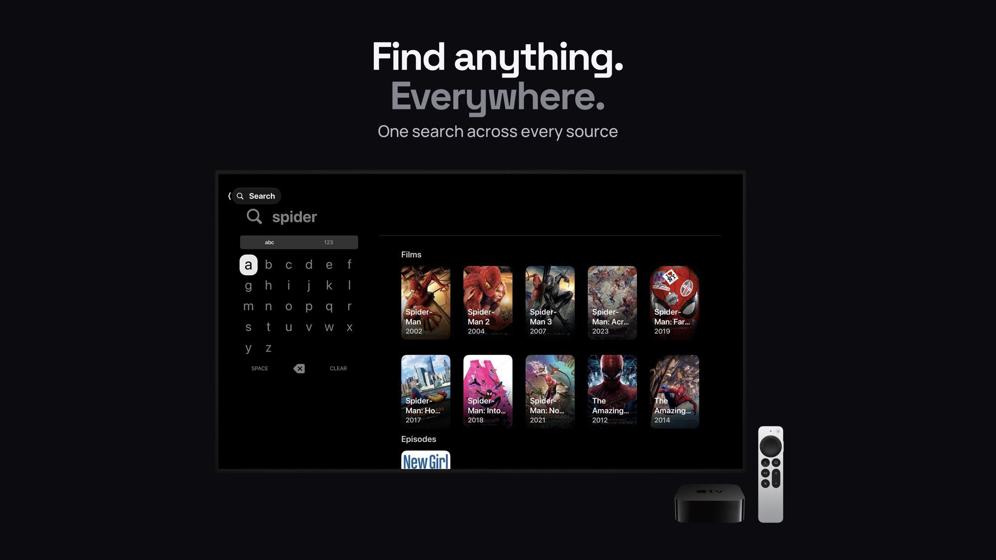 Search on Apple TV